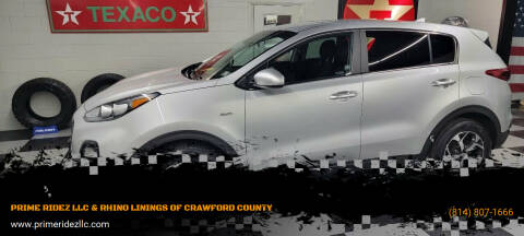 2022 Kia Sportage for sale at PRIME RIDEZ LLC & RHINO LININGS OF CRAWFORD COUNTY in Meadville PA
