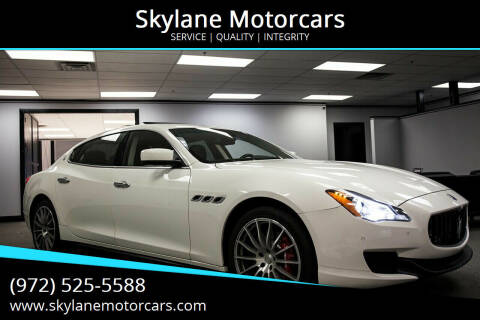 2015 Maserati Quattroporte for sale at Skylane Motorcars in Carrollton TX