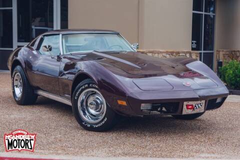 1974 Chevrolet Corvette for sale at Mcandrew Motors in Arlington TX
