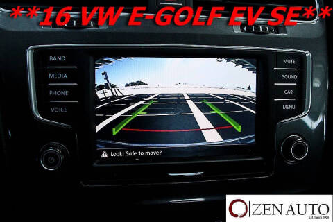 2016 Volkswagen e-Golf SE