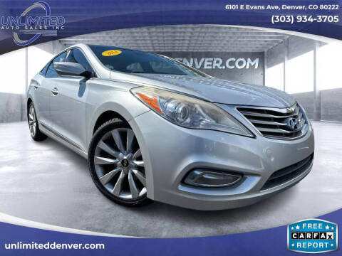 2014 Hyundai Azera for sale at Unlimited Auto Sales in Denver CO