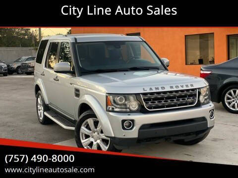 2015 Land Rover LR4 for sale at City Line Auto Sales in Norfolk VA