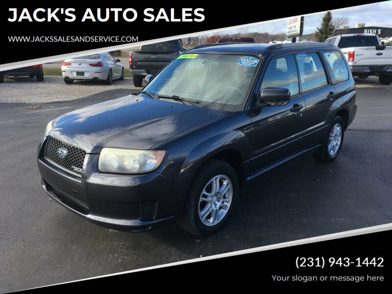 2008 Subaru Forester for sale at JACK'S AUTO SALES in Traverse City MI