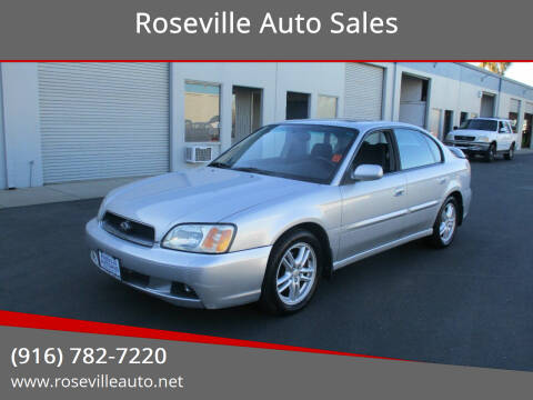 2003 Subaru Legacy for sale at Roseville Auto Sales in Roseville CA