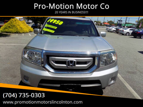 2011 Honda Pilot for sale at Pro-Motion Motor Co in Lincolnton NC