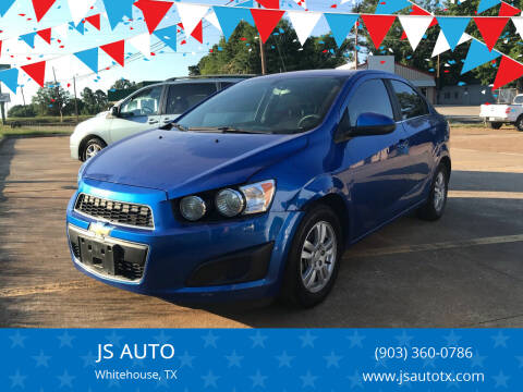 2016 Chevrolet Sonic for sale at JS AUTO in Whitehouse TX