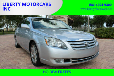 2007 Toyota Avalon for sale at LIBERTY MOTORCARS INC in Royal Palm Beach FL