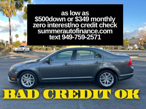 2010 Ford Fusion for sale at SUMMER AUTO FINANCE in Costa Mesa CA