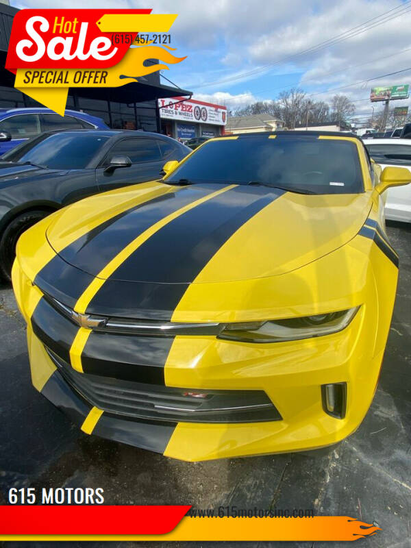 2017 Chevrolet Camaro for sale at 615 MOTORS in Nashville TN