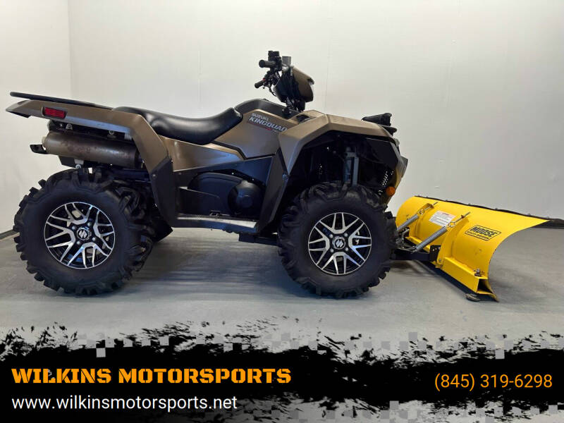 2019 Suzuki KingQuad 750 SE+ for sale at WILKINS MOTORSPORTS in Brewster NY