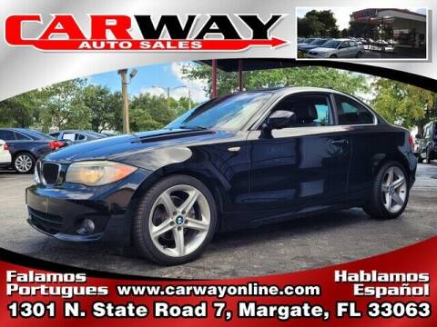 2013 BMW 1 Series for sale at CARWAY Auto Sales in Margate FL