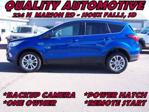 2019 Ford Escape for sale at Quality Automotive in Sioux Falls SD