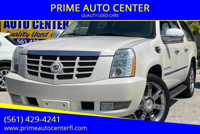 2010 Cadillac Escalade ESV for sale at PRIME AUTO CENTER in Palm Springs FL