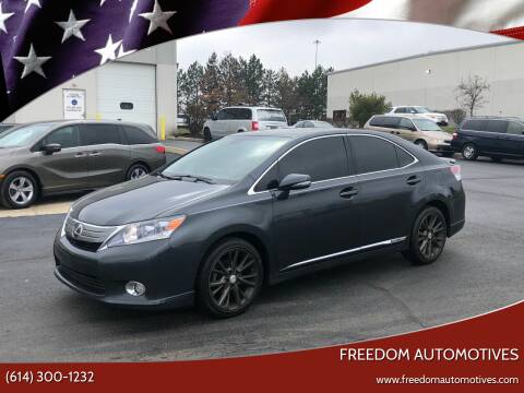 2010 Lexus HS 250h for sale at Freedom Automotives in Grove City OH