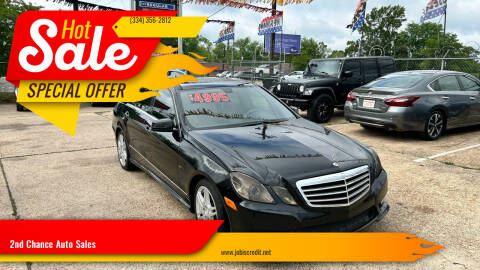 2011 Mercedes-Benz E-Class for sale at 2nd Chance Auto Sales in Montgomery AL