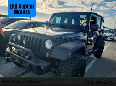 2016 Jeep Wrangler Unlimited for sale at LKN Capital Motors in Lincolnton NC