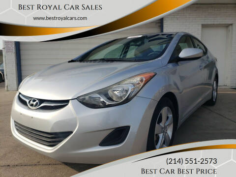 2013 Hyundai Elantra for sale at Best Royal Car Sales in Dallas TX