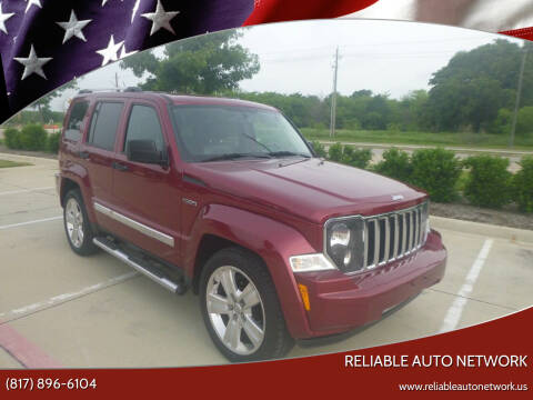 2012 Jeep Liberty for sale at RELIABLE AUTO NETWORK in Arlington TX