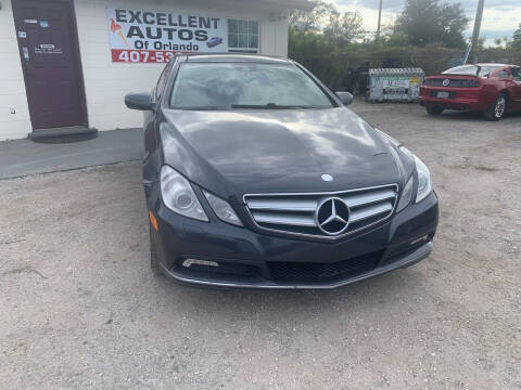 2010 Mercedes-Benz E-Class for sale at Excellent Autos of Orlando in Orlando FL