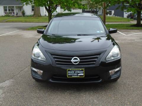 2015 Nissan Altima for sale at MAIN STREET MOTORS in Norristown PA