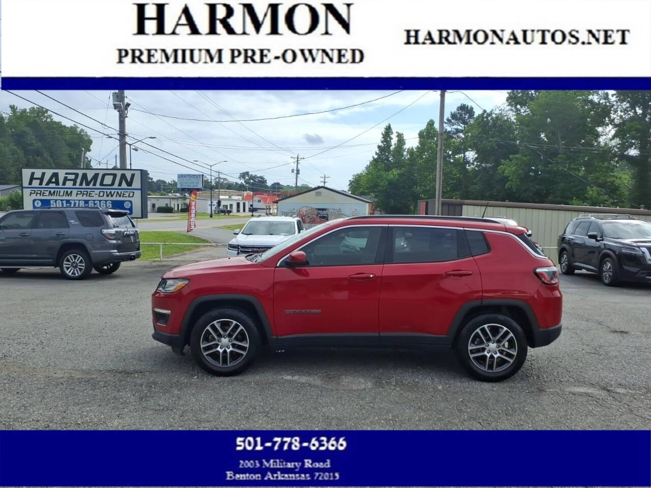 Red 2020 Jeep Compass Latitude Latitude 4dr SUV 1