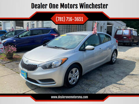 2016 Kia Forte for sale at Dealer One Motors Winchester in Winchester MA