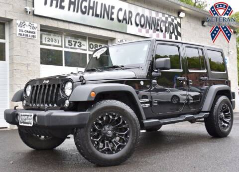 2018 Jeep Wrangler JK Unlimited for sale at The Highline Car Connection in Waterbury CT