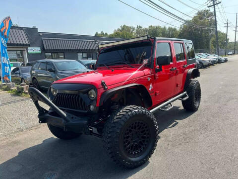 2016 Jeep Wrangler Unlimited for sale at Giordano Auto Sales in Hasbrouck Heights NJ