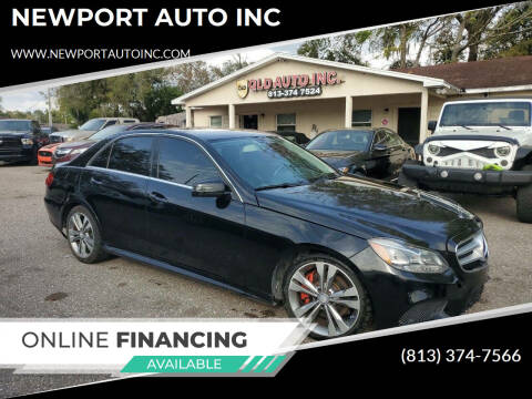 2014 Mercedes-Benz E-Class for sale at NEWPORT AUTO INC in Tampa FL