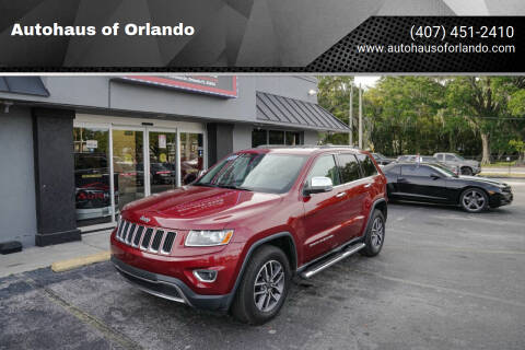 2014 Jeep Grand Cherokee for sale at Autohaus of Orlando in Orlando FL
