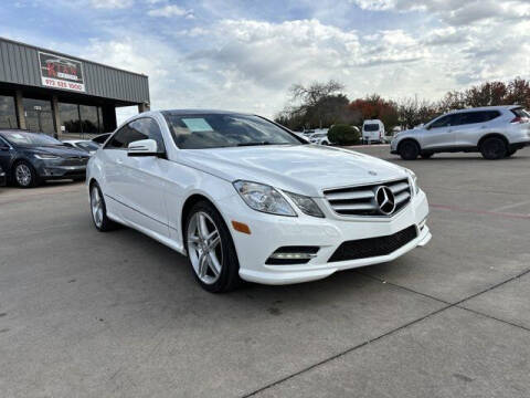 2013 Mercedes-Benz E-Class for sale at KIAN MOTORS INC in Plano TX