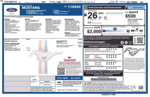 2025 Ford Mustang EcoBoost Premium