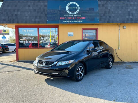 2015 Honda Civic for sale at Exclusive Motors in Omaha NE