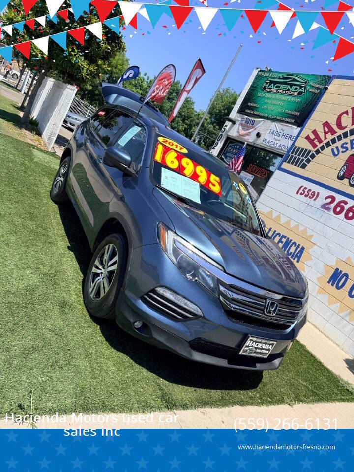 Blue 2017 Honda Pilot EX EX 4dr SUV 1