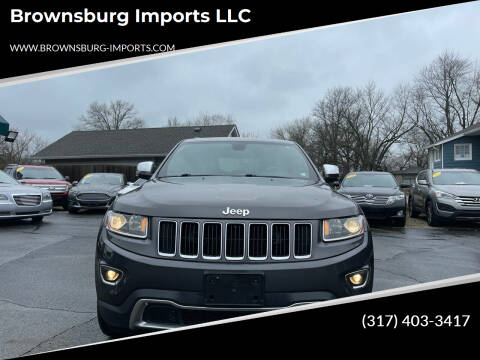 2014 Jeep Grand Cherokee for sale at Brownsburg Imports LLC in Indianapolis IN