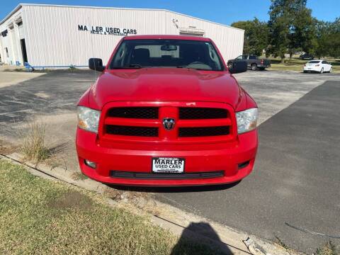 2012 RAM Ram Pickup 1500 for sale at MARLER USED CARS in Gainesville TX