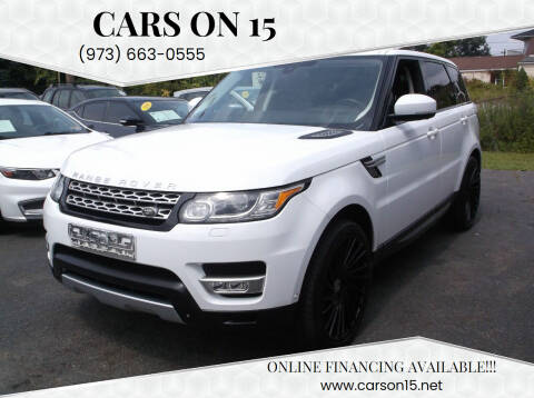 2014 Land Rover Range Rover Sport for sale at Cars On 15 in Lake Hopatcong NJ
