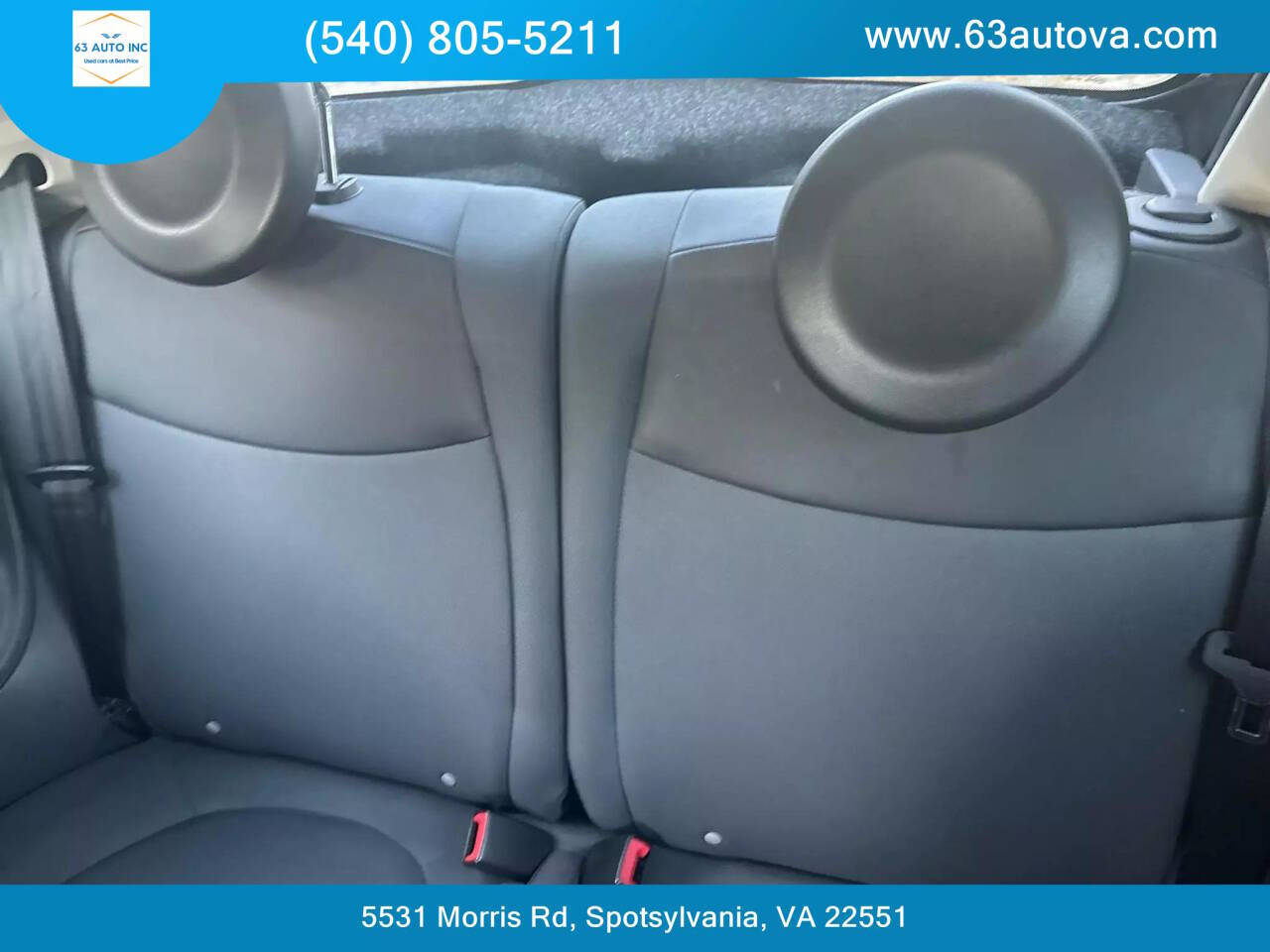 2012 FIAT 500 for sale at 63 Auto Inc in Spotsylvania, VA