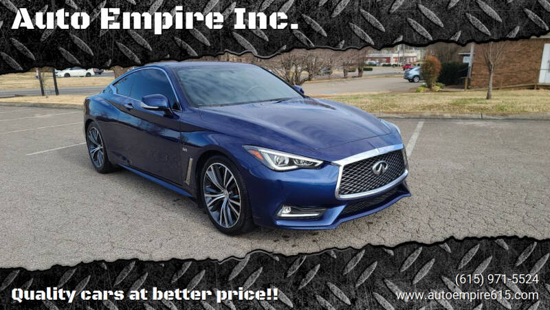 2017 Infiniti Q60 for sale at Auto Empire Inc. in Murfreesboro TN