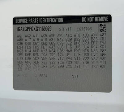 2016 Chevrolet Express LT 3500