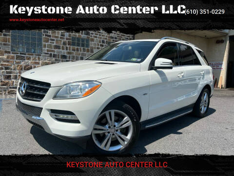 2012 Mercedes-Benz M-Class for sale at Keystone Auto Center LLC in Allentown PA