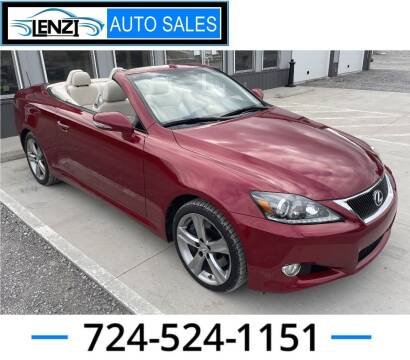 2012 Lexus IS 350C for sale at LENZI AUTO SALES in Sarver PA
