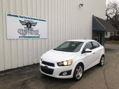 2013 Chevrolet Sonic for sale at Team Knipmeyer in Beardstown IL