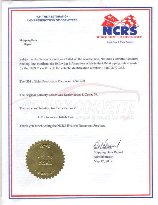 1969 Chevrolet Corvette