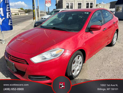 2013 Dodge Dart for sale at SCOTTIES AUTO SALES in Billings MT