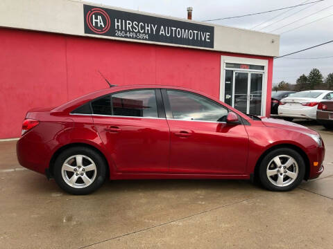 2013 Chevrolet Cruze for sale at Hirschy Automotive in Fort Wayne IN