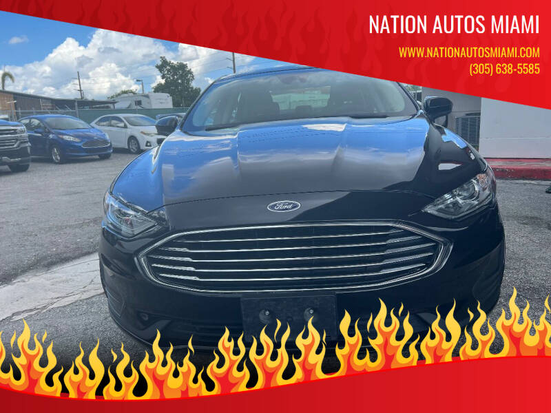 2019 Ford Fusion Hybrid for sale at Nation Autos Miami in Hialeah FL