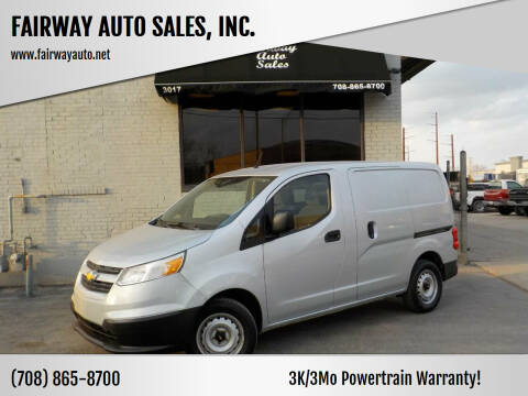2015 Chevrolet City Express for sale at FAIRWAY AUTO SALES, INC. in Melrose Park IL