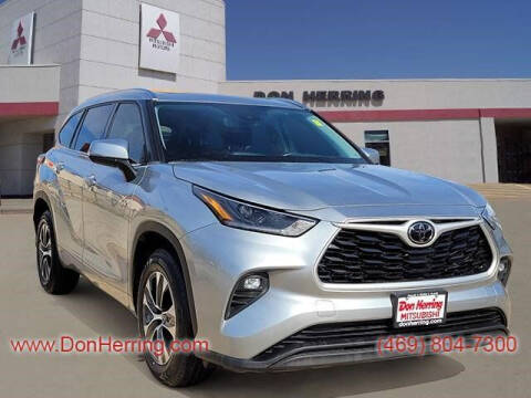 2021 Toyota Highlander for sale at DON HERRING MITSUBISHI in Irving TX