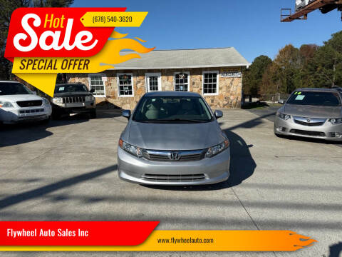 2012 Honda Civic for sale at Flywheel Auto Sales Inc in Woodstock GA